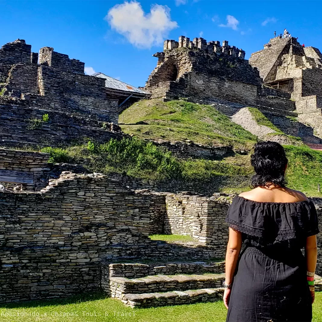 Zona Arqueológica de Toniná desde Ocosingo