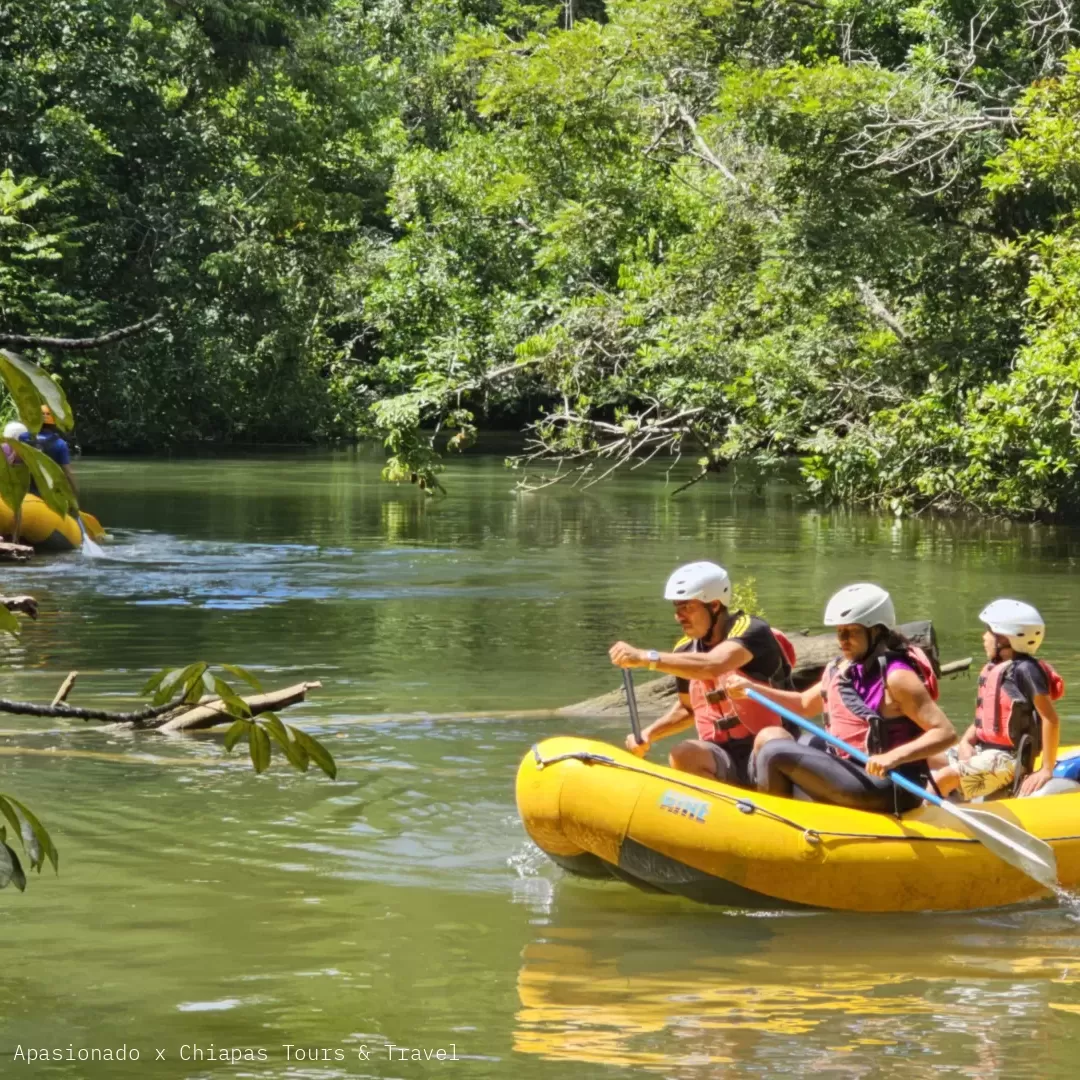 Rafting-Caminata en la Selva Lacandona y Bonampak