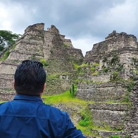 Zona Arqueológica de Toniná desde Ocosingo