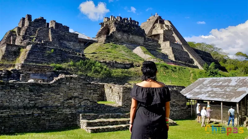 Zona Arqueológica de Toniná desde Ocosingo