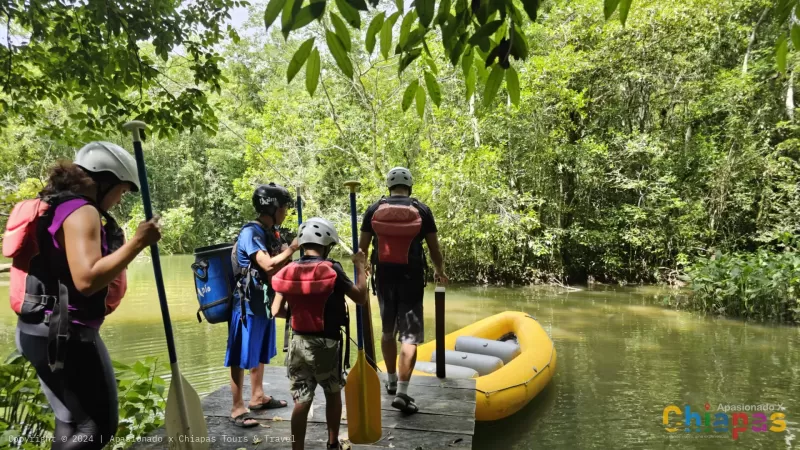 Caminata y Rafting en la Selva Lacandona