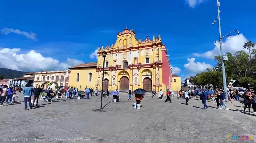 San cristobal de las casas chiapas mexico atardecer