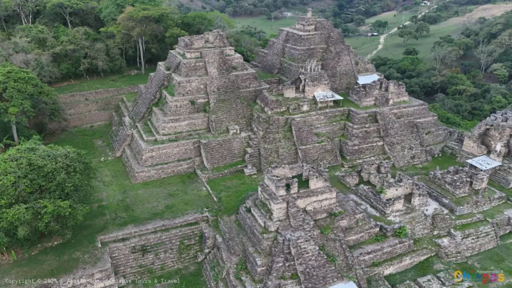 Zona Arqueológica de Toniná desde Ocosingo