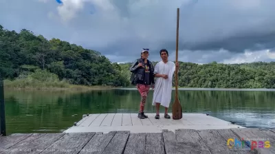 Nahá (casa de agua) en Selva Lacandona