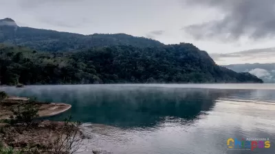 vista bella de la laguna miramar