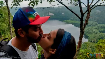 Recuerdo de turistas en la Laguna Metzabok