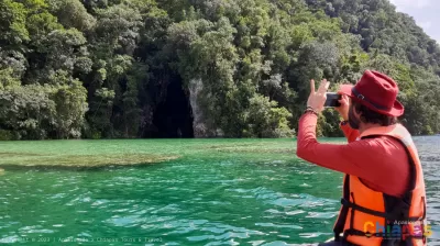 laguna miramar en cayuco