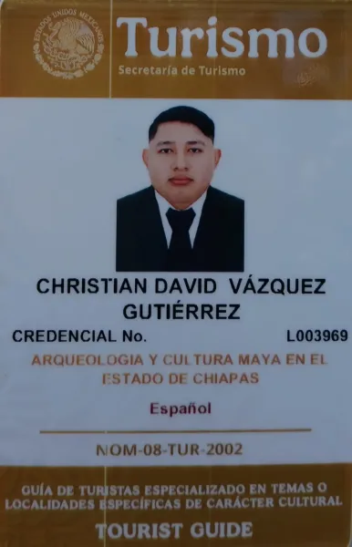 Guía de Turistas Certificado en Chiapas